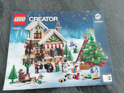 Lego Creator Building Instructions 10249 Christmas Toy Shop Booklets 1 and 2 New