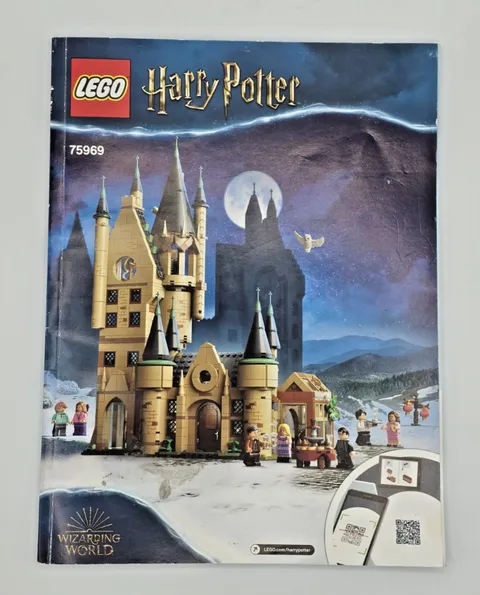 LEGO Harry Potter Hogwarts Astronomy Tower 75969 Illustrated Instruction Booklet