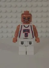 LEGO NBA Basketball - Jason Kidd Minifigure  (nba047) - White Uniform