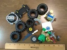 LEGO wheels gears etc bits n bobs USED