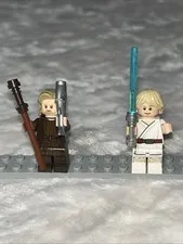 Lot Of 2 LEGO Star Wars Luke Skywalker Minifigure (75245) sw1039 And Sw0551