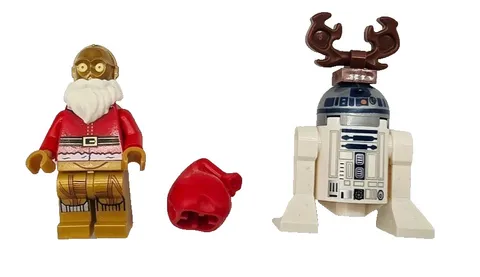 LEGO Star Wars Advent Calendar Figures • Santa C‑3PO & Reindeer R2‑D2