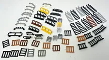 LEGO LOT OF 66 RAILS AND SMALL CLIP LADDERS
