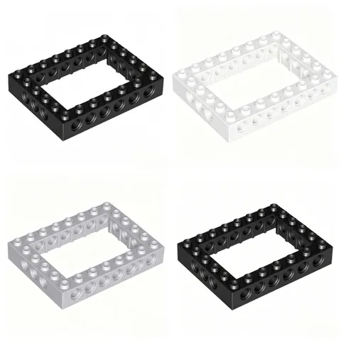 LEGO 32532 Technic 6x8 Open Center Brick 10Pcs Multi Colors Optional - REBRICKS