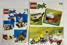 Vintage Lego Basic Instruction Manuals For Sets 535 And 715