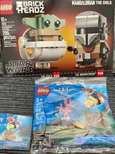 LEGO Star Wars BrickHeadz The Mandalorian & The Child 75317 & 30370