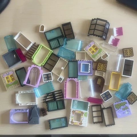 50+ Lego Windows and Doors 15627pb002 40066 64390 69507 60594