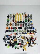 Lego Minifigure Lot Heads Torso Legs Hats Hair Accessories