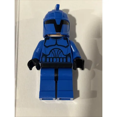 Lego Senate Commando Minifigure #sw0244 Plain Legs Large Eyes Set #8039 New