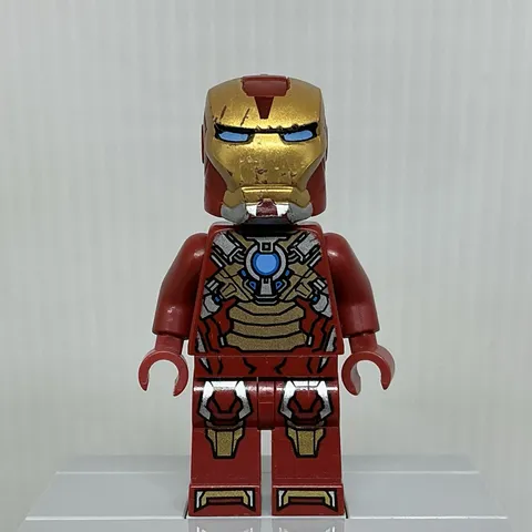 LEGO Marvel Iron Man 3 sh0073 Mark 17 Heartbreaker Armor Minifigure 76008 Note