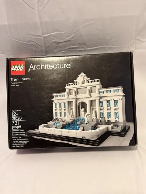 LEGO Architecture Trevi Fountain 21020 RETIRED 731pc Opened Box w/ Manual