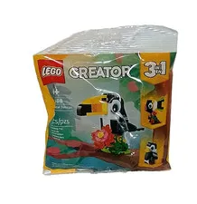 LEGO 30688 - Creator 3 in 1 TROPICAL TOUCAN Polybag GWP Set - New in Poly Bag