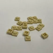 Lego 3024 Beige Replacement Parts Pieces Lot of 20