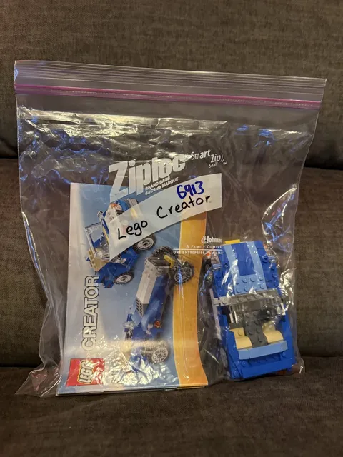 LEGO CREATOR: Blue Roadster (6913), 99% Complete, Original Instructions, No Box