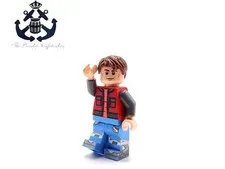 LEGO 2022 Back to the Future Minifigure Marty McFly btf001 From DeLorean 10300