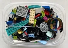 LEGO Parts Lot Mixed Color Shape  Get All Parts In Photo Approx 9.5 oz Box #1