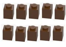 LEGO ® 10x brick 1x1 brown Reddish brown 3005 4211242 building block MOC spare parts