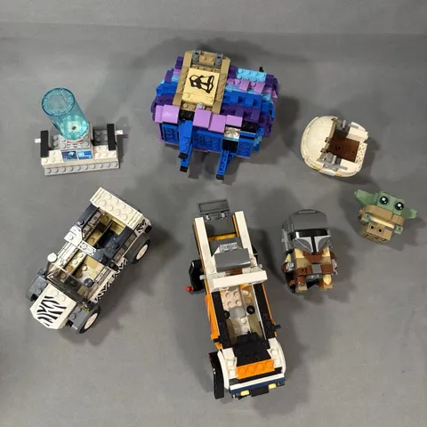 Unfinished Portions of Lego Sets / Fortnite Grogu City Safari