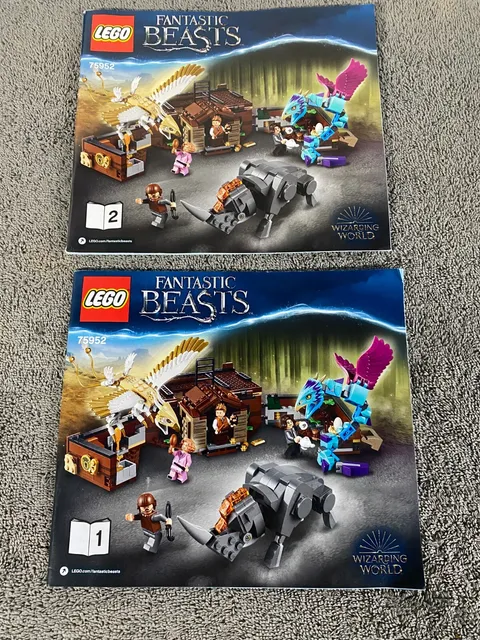 LEGO INSTRUCTIONS ONLY FOR SET 75956 PARTS 1 & 2 HARRY POTTER - QUIDDITCH MATCH