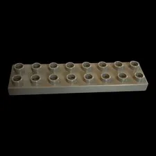 dark gray Duplo 2X8 plate- combined shipping (GRAY14)