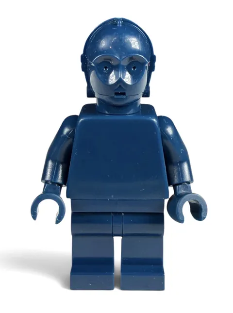 OFFICIAL LEGO - Star Wars C-3PO - Dark Blue Monochrome Prototype Minifigure RARE