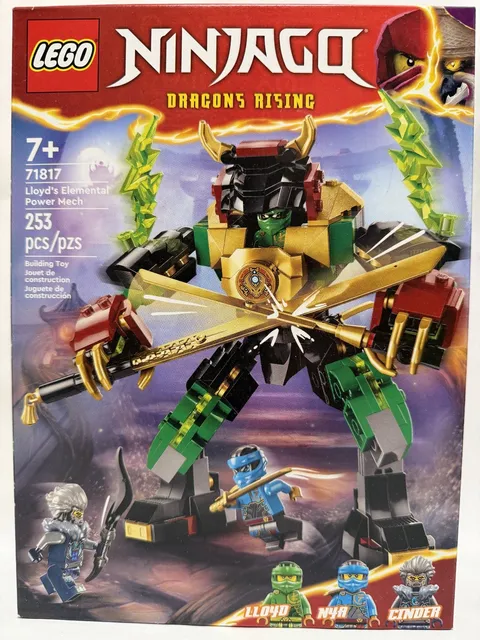 LEGO NINJAGO 71817 Lloyd's Elemental Power Mech NISB New & Sealed