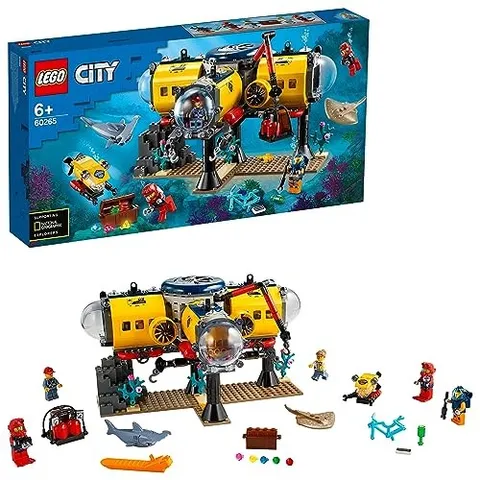LEGO City Ocean Exploration Base 60265 Toy 497pcs Building Blocks