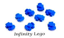 8 LEGO Blue Minifigure Roller Skate Friends Accessory (11253 18747)  8 Pieces