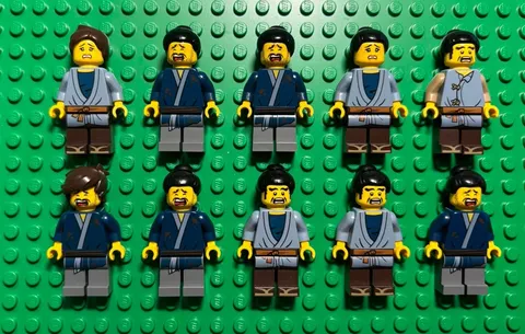 Lego Takuma X10 Minifigure The Ninjago Movie 70610 njo0365 villager army
