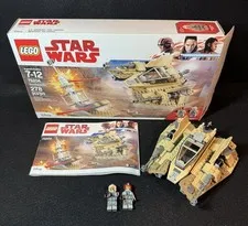 LEGO Star Wars 75204 Sandspeeder Incomplete Set With Box - Missing Ground Unit