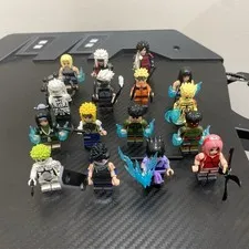 Custom 16pc Lego Naruto Anime Minifigure Set