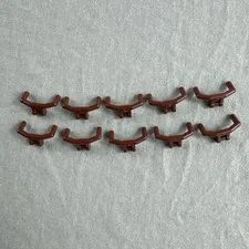 LEGO Parts - Brown Minifigure Utensil Handlebars Handle Bars 98397  Lot of 10