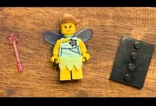 Lego Series 8 Collectible Minifigure Fairy w/ Wings & Magic Wand col08-9