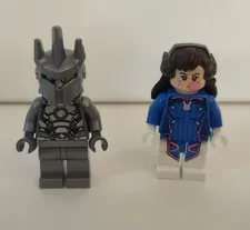 Lot 2 LEGO minifigures 2019 Overwatch D.Va (Hana Song) & Reinhardt of 75973