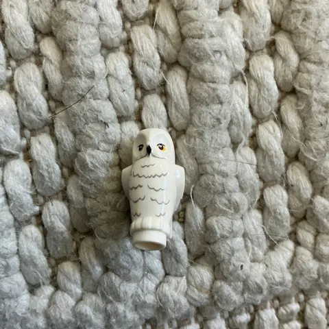 Lego White Owl Pet Animal, Harry Potter, Mini Figure Accessory
