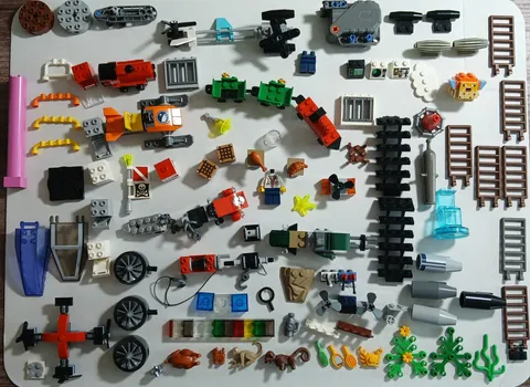 Lego Specialty Lot, Set Parts, Vehicles, Tools, Trains, Minecraft, Space, MOC.