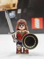 NEW DC Comics Wonder Woman Custom Lego Minifigure Diana of Themyscira Gal Gadot