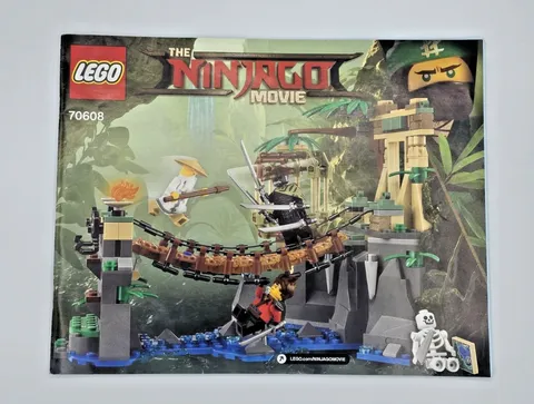 LEGO 70608 Instruction Manual  Only NINJAGO MOVIE Master Falls 2017 Retired