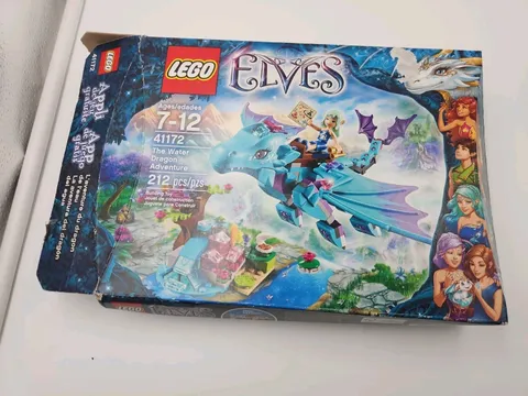 LEGO Elves 41172 The Water Dragon Adventure  Box & Manual