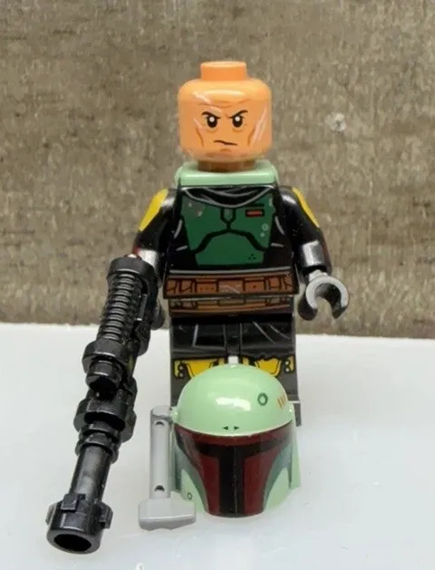 LEGO Star Wars Boba Fett Mini Figure Mandalorian with Jetpack and Blaster