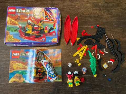 Lego Islander/Pirates 6256 Islander Catamaran 1994, Complete, Box & Instructions