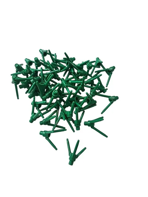LEGO Parts and Pieces: Flower Plant Stem with Bottom Pin (50 Pcs)