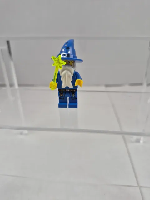 Blue Wizard 7952 5002148 Beard Kingdoms Castle LEGO Minifigure Mini Figure Blue
