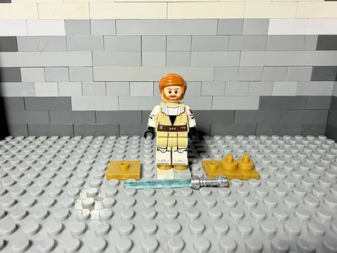 LEGO Star Wars Obi-Wan Kenobi Clone Wars White Armor w/ Blue Lightsaber