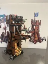 LEGO Castle Siege Tower w/ Shields -100% LEGO – Built from 910045 Siege Design