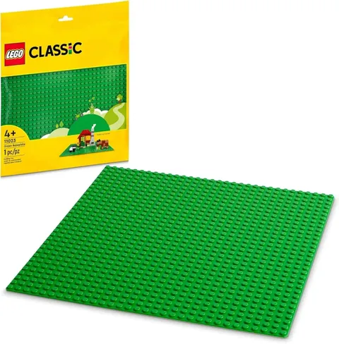 LEGO Classic Green Baseplate, Square 32x32 Stud Foundation to Build, Play New