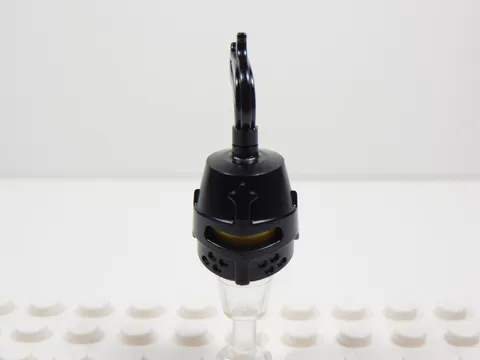 LEGO Black Knight Helmet w/ Black Feather Plume Minifig S9
