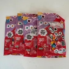 LEGO Extra Dots Series 4 41931 Animal Tiles Charms Lot of 4 Packs 420 Pcs Total