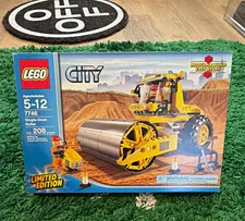 LEGO City Construction 7746 Single-Drum Roller Limited Edition 208pcs - SEALED