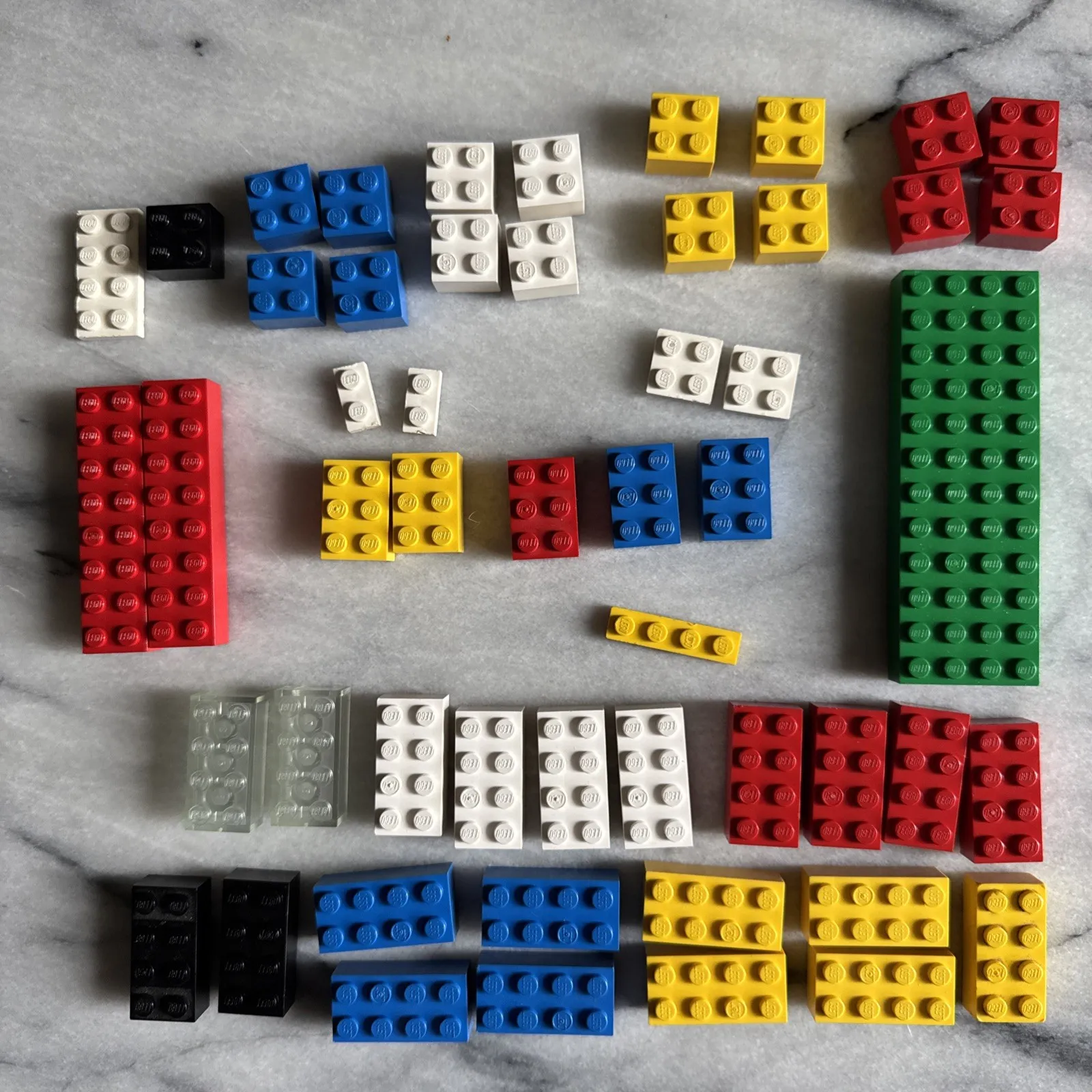 LEGO Vintage Mixed Bricks Lot 70s 80s - 52 pcs